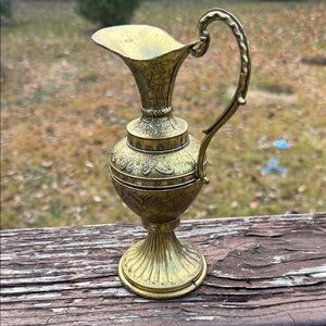 Elegant Brass Decorative Pitcher